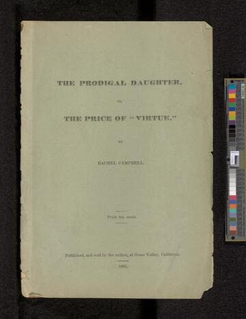 The prodigal daughter, or, The price of "virtue"