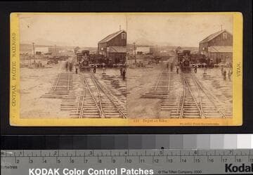 346.  Depot at Elko. 468 miles from Sacramento