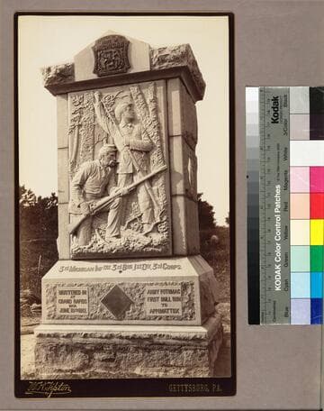 Monument honoring the 3rd Michigan Infantry, 3rd Brigade, 1st Division, 3rd Corps