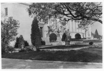 Library building, south façade, 1921