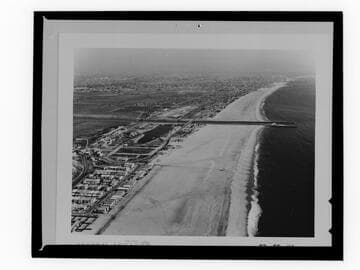 Aerial view of Playa del Rey