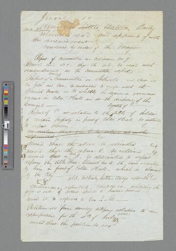 Original Minutes June 10, 1850