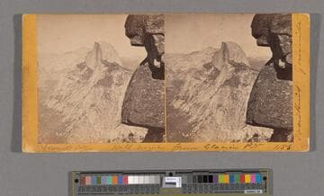 Yosemite Valley. Half Dome from Glacier Pt. Watkins Yosemite