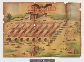 Camp 5th New York heavy artillery Camp Hill, Harper's Ferry, VA