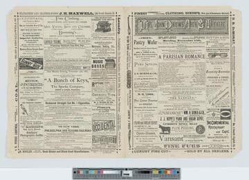 Mrs. John Drew's Arch St. Theatre programme. ... Monday, November 12th