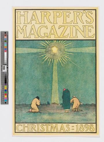 Harper's magazine Christmas = 1898