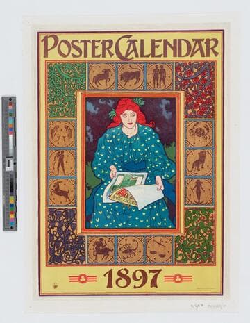 Poster calendar 1897