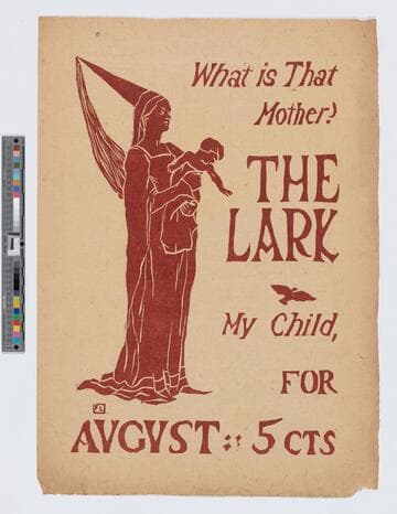 What is that Mother? The Lark my child, for August. 5 cts