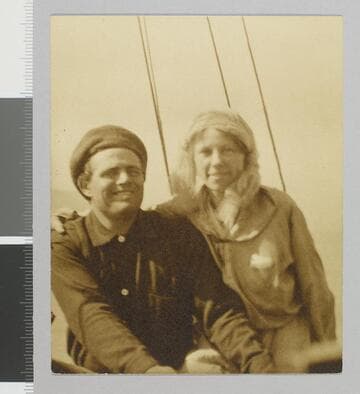 Charmian London and Jack London