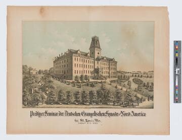 Prediger Seminar der Deutschen Evangelischen Synode von Nord-America bei St. Louis, Mo. : Erbaut A.D. 1883