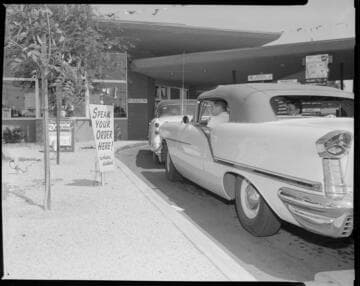 Nixon's drive-thru restaurant