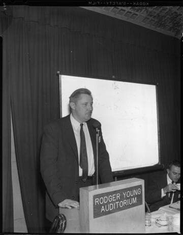 Awards banquet at the Rodger Young Auditorium