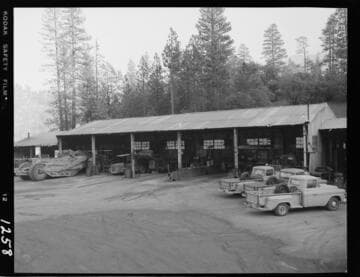 Big Creek - Mammoth Pool - General view of Maintenance Shop