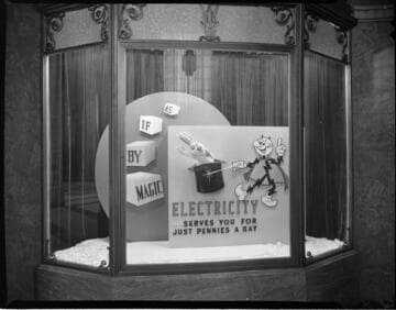 General Office display window