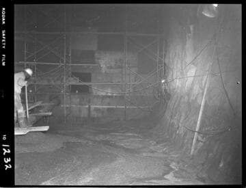 Big Creek - Mammoth Pool - First concrete placement - Diversion Tunnel Plug