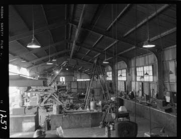 Big Creek - Mammoth Pool - Inside view of Maintenance Shop