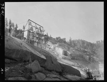 Big Creek - Mammoth Pool - Lightning tower at damsite