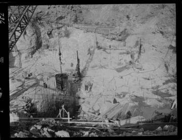 Big Creek - Mammoth Pool - General view of unit bay area of the powerhouse