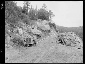Big Creek - Mammoth Pool - Construction of Main Haul Road to Borrow area