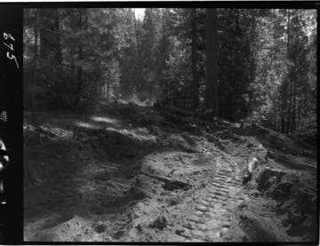 Big Creek - Mammoth Pool - Clearing on Jackass Creek access road