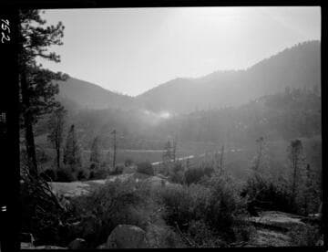 Big Creek - Mammoth Pool - View of Spillway from Daulton Creek road