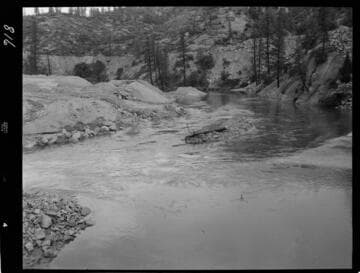 Big Creek - Mammoth Pool - River after heavy rain