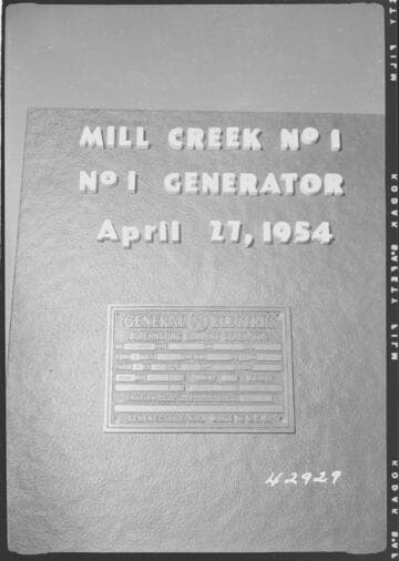 Mill Creek 1 Powerhouse