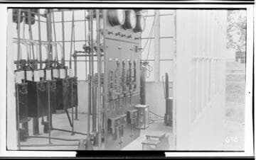 The switchboard at Packwood Substation