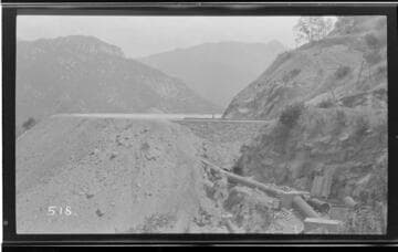 The regulating reservoir at Kaweah #3 Hydro Plant