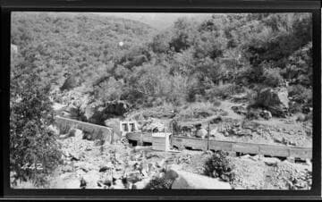 The Middle Fork headworks at Kaweah #3 Hydro Plant