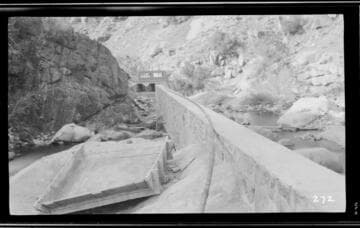 The Middle Fork headworks at Kaweah #3 Hydro Plant