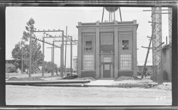 The exterior of the Exeter Substation