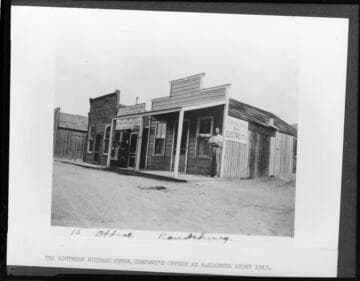 Southern Sierras Power Company's office at Randsburg with 1 variant