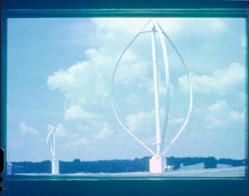 Darrieus Wind Turbine Generators at Sandia Labs