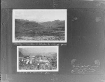 Tensioning conductors in 5260 foot span.  ; Camp #8, Vincent line