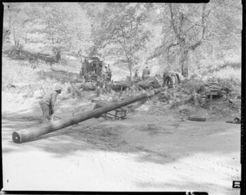 San Bernardino wildfire in 1956
