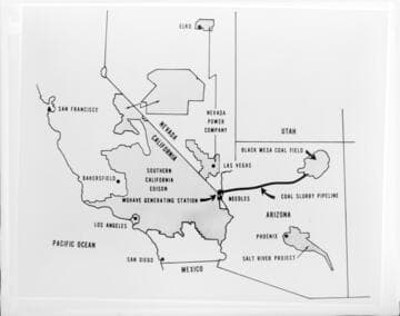 Map of Edison service territory and projects in adjacent states (Nevada, Arizona, Utah)