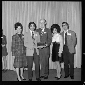 Presentation of awards to young people for "Science and the Environment"