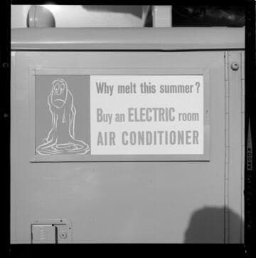 Promotional displays for electric appliances