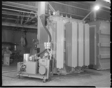 Transformers being repaired at Alhambra Shop & Test