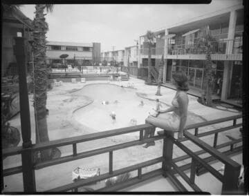 Apartment building with pool, playroom & recreation facilities with 6 variants