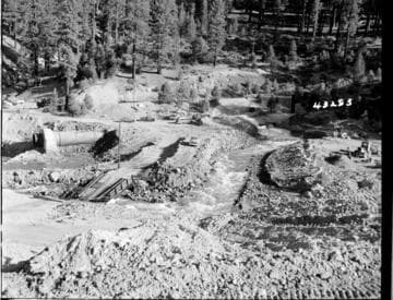 Portal Powerhouse - View of channel after start of first diversion