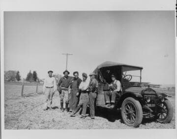 A Southern Sierras line crew in the 1920s