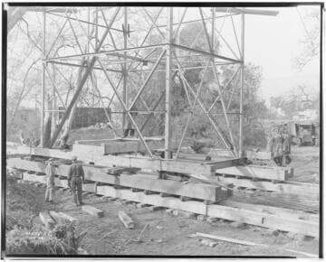 Miscellaneous Transmission - Moving multi-circuit tower at mile 0, Tower 6