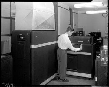 IBM Electronic Calculating Punch machine