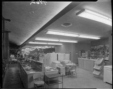 Appliance store interior