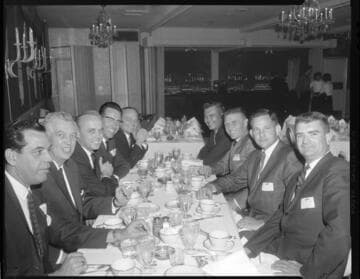 Company meeting and banquet