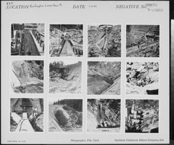 Big Creek, Huntington Lake Dams - Dam 1