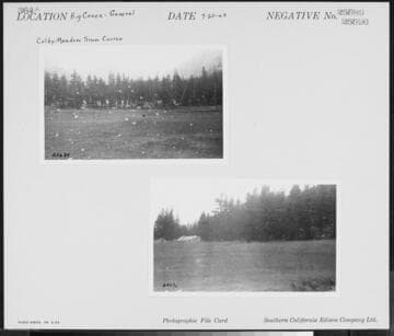 Colby Meadow Snow Course looking East