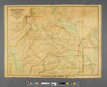 Map of Plumas County, California, and portions of Lassen, Sierra, Nevada, Yuba, Butte, Tehama and Shasta Counties, California, and Roop and Washoe Counties, Nevada / Compiled from the most authentic sources by Arthur W. Keddie, U. S. Dep. Surveyor. Quincy, Cal. 1886